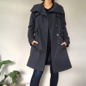 Topshop blue trench coat